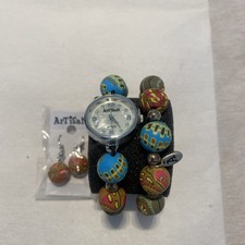 Watch Bracelet And Earring Set New In Box. Perfect Gift