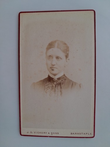 Cdv woman portrait artist - woman,