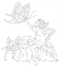 Embroidery transfer iron - transfer, on