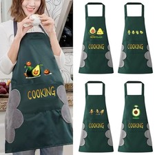 Avocado Unisex Apron for Kitchen Cooking Baking BBQ Catering Chef Apron Pocket