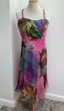 MICHEL AMBERS BRAND NEW 100% SILK DRESS SIZE 12