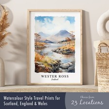 UK Travel Poster Print |