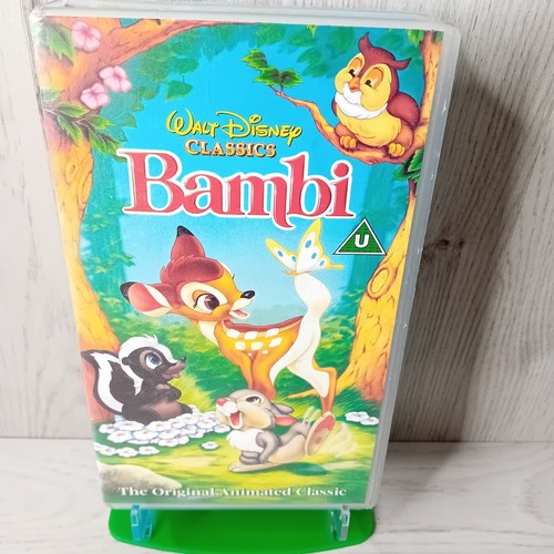 Bambi vhs rare retro movie - vhs,