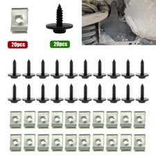 40x Undertray Clips Screws Engine Under Cover Splash Guard Shield  Fit BMW MINI