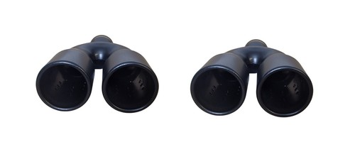 Exhaust tips 76mm - 76mm, for
