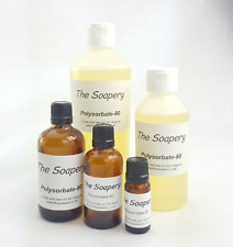 Polysorbate 80 - 10ml to 1 litre - Solubiliser Emulsifier for Cosmetics