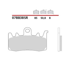 BREMBO FRONT BRAKE PAD KIT MOUNT ON BMW R 1200 GS 1200 14-15-07BB38SR
