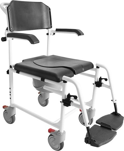 Kmina shower chair with wheels - with,