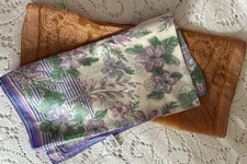 2 Silk Acetate Vintage