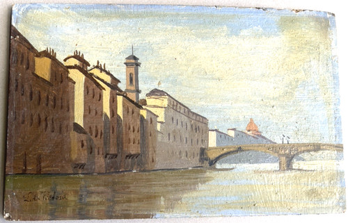 Original italian oil painting - original,