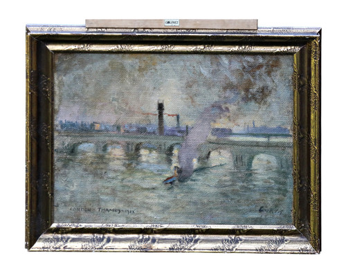 Oil canvas signed - canvas,
