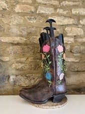 Justin Cowboy Boots Brown