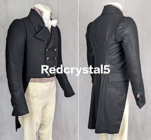 New men black wool regency - new,
