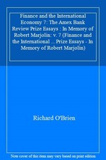 Finance and the International