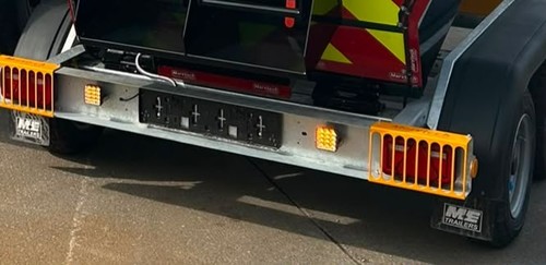 Hotbox trailer light - guard, set