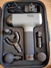 Deep Tissue Muscle Massage Gun with LCD Touchscreen for Pain Relief, 5 Heads