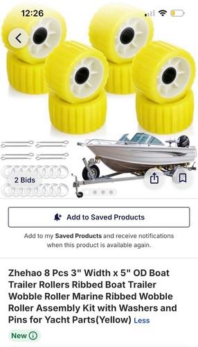 Boat trailer roller - trailer, rib