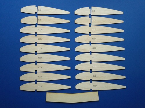 Kadet laser cut wing - wing, set