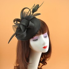 Fascinator Headband Clip Wedding Royal Ascot Formal Race Flower Feather Hair Hat
