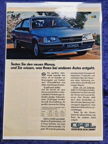 Opel monza original - opel, b,