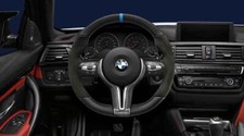 BMW Genuine M Performance Steering Wheel Cover Leather Carbon 32302459671