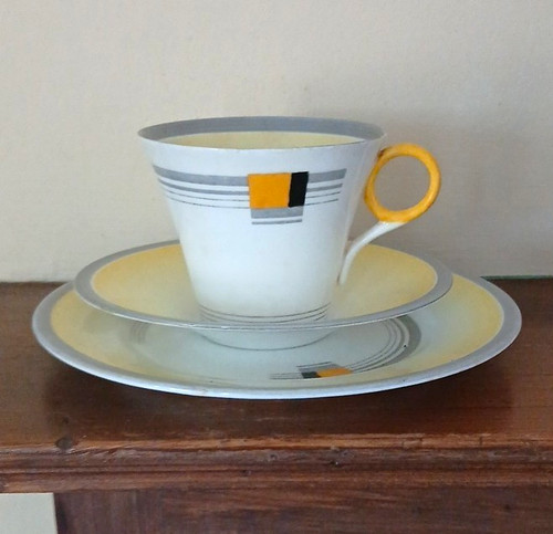 Shelley art deco - shelley, trio