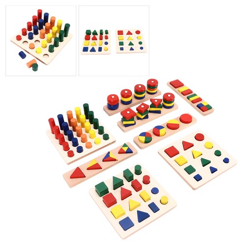 Wooden shape puzzle - wooden,