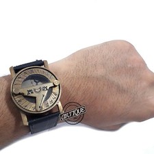 Vintage Sundial Compass Wrist