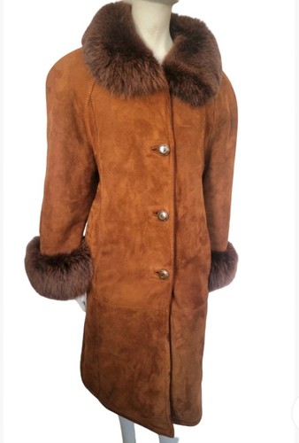 Real sheepskin shearling fox - sheepskin, shearling&fox