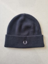 Fred Perry Black Merino Wool
