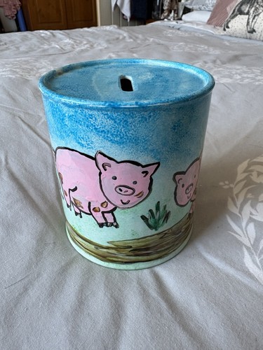 Hand painted china pig money - pig,