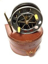 Allcocks 4″ Ventilated Aerial Reel With Ebonite Rear Flange Case Super