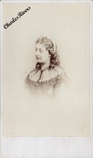 RARE LONDON CDV ENGLISH POET SARAH WILLIAMS PEN NAME S.A.D.I. 1837-1868 #D3914