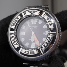 citizen ecozilla BJ8050-08E 1st run S steel bracelet dive watch 300M 48mm