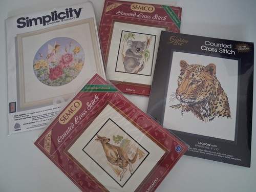 Cross stitch embroidery bundle - cross,