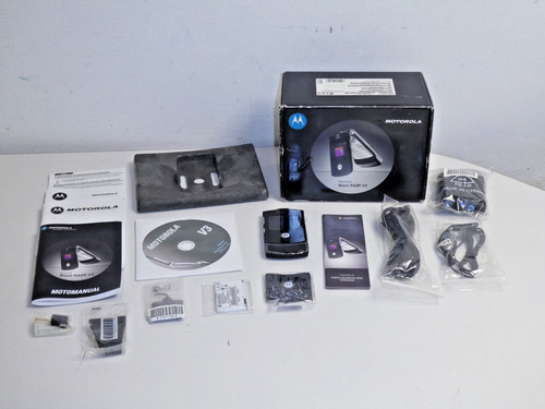 Motorola razr black - v3, in