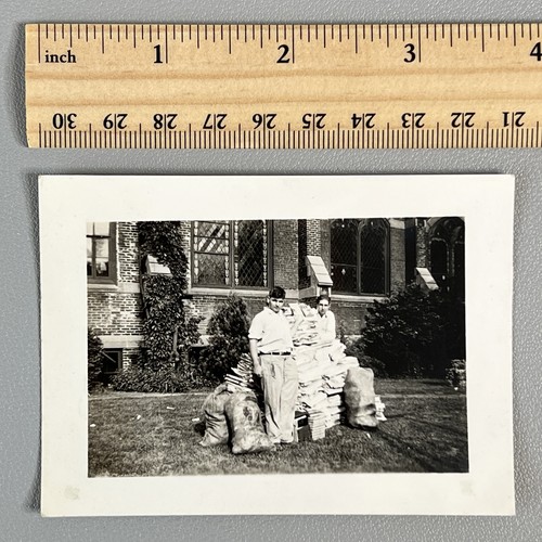 Vtg 1940s paper drive boys - 1940s,