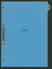 Honda CB50J (79-82) Official Factory PDI Set-Up Manual CB 50 J Sixteener FR10