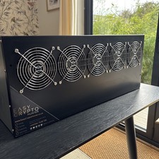  Easy Crypto Hunter Mining Rig 9 x Nvidia 3070 GPU card rig 