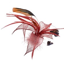 Pink or Black Mesh Flower