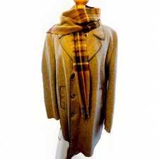 Men’s  Brown Wool Coat 3/4
