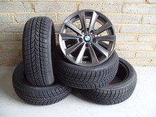BMW 17" 5 Series F10 F11 6 Series F12 Genuine 236 Alloy Wheels And Winter Tyres