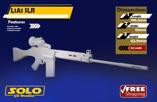 Scale l1a1 slr rifle - l1a1,