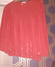 Dunnes Savida Sequinned red