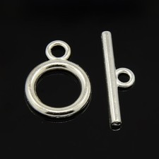 Toggle Clasps Sets Plain 5pcs