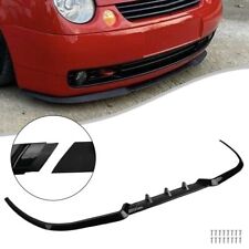 For Audi TT Mk1 8N Cupra R Front Bumper Lip Spoiler Splitter 3 Pcs Gloss Black