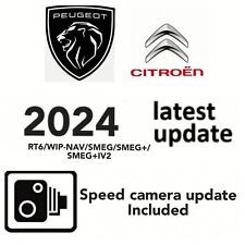 LATEST Peugeot Citroen - Sat Nav update 2024 UK & Europe Speed cam
