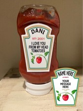 Personalized Ketchup Bottle