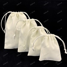 Soft Velvet Drawstring Pouches, Jewellery Gift Bags, Wedding Party Favours, UK