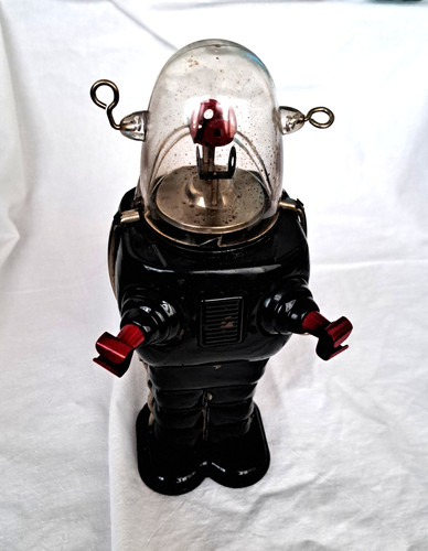 1950 unbranded robby tin - 1950,